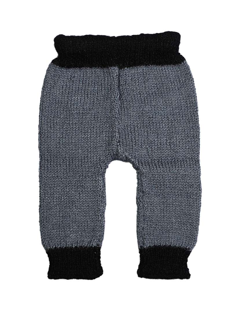 girls grey solids casual trouser - 21647193 -  Standard Image - 3