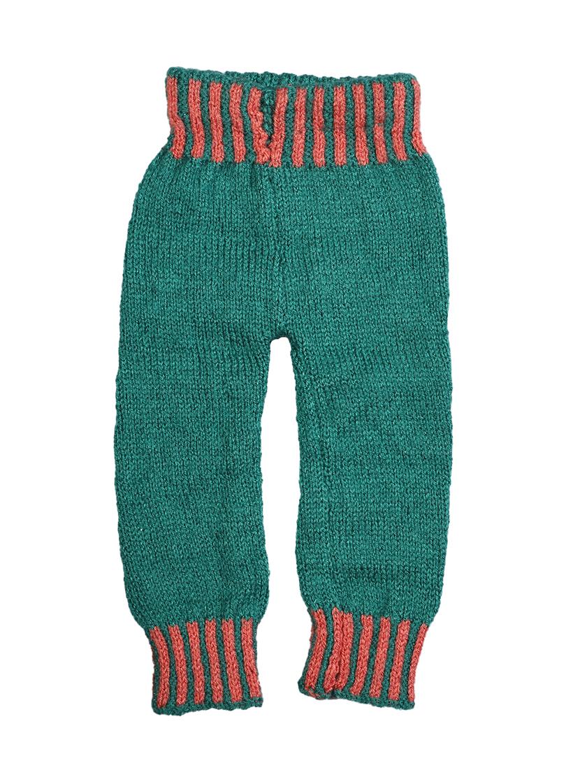 girls green solids casual trouser - 21647194 - Standard Image - 3