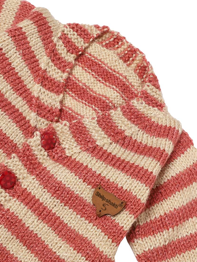 girls self design long sleeve cardigans - 21647215 -  Standard Image - 3