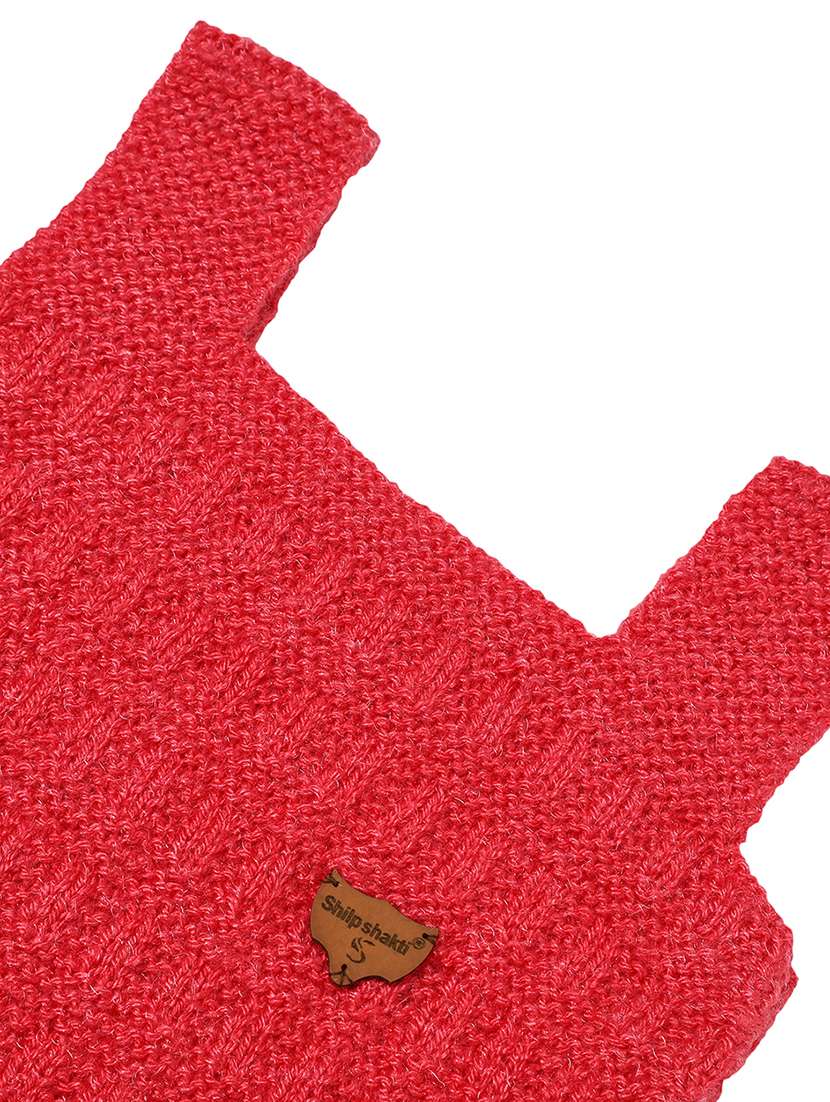 girls self design sleeveless sweater - 21647218 -  Standard Image - 3