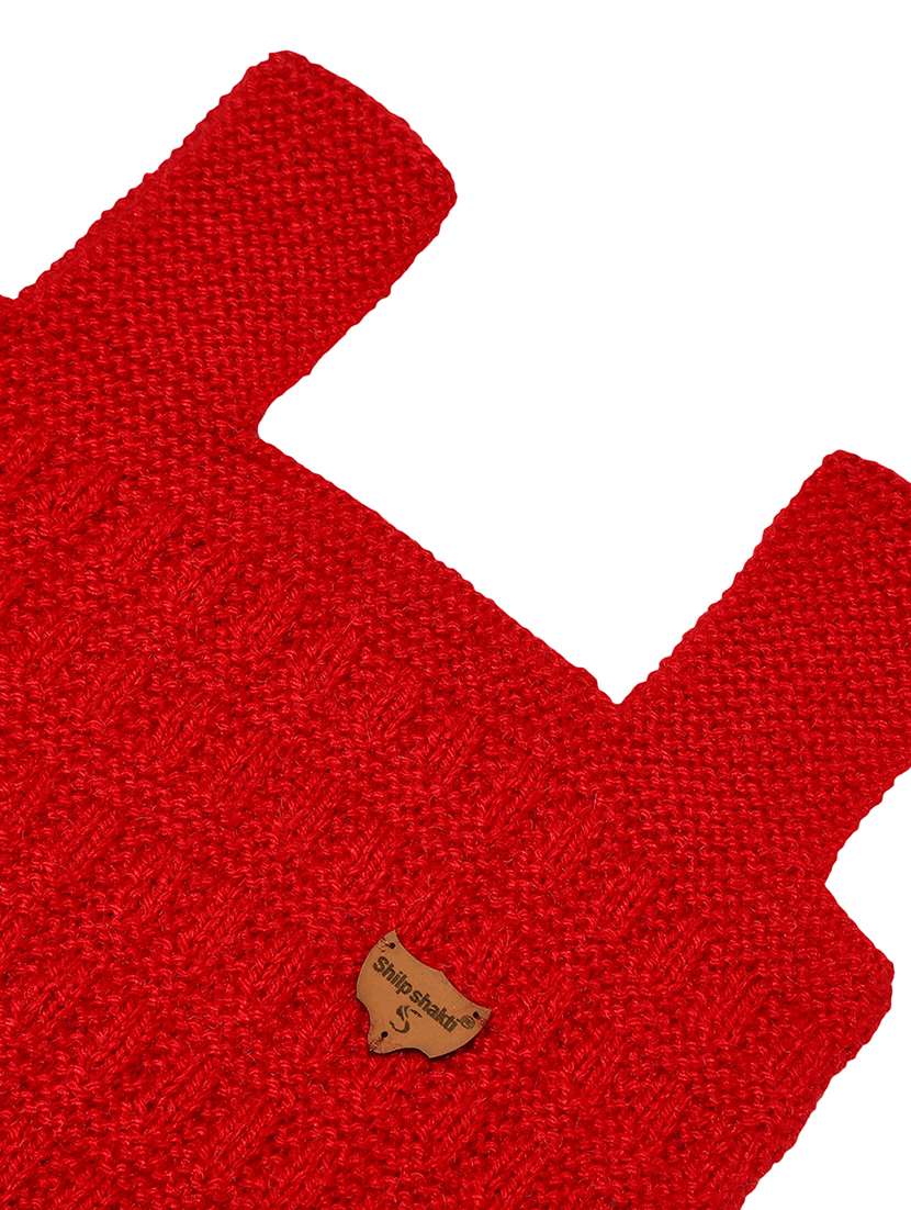 girls self design sleeveless sweater - 21647220 -  Standard Image - 3