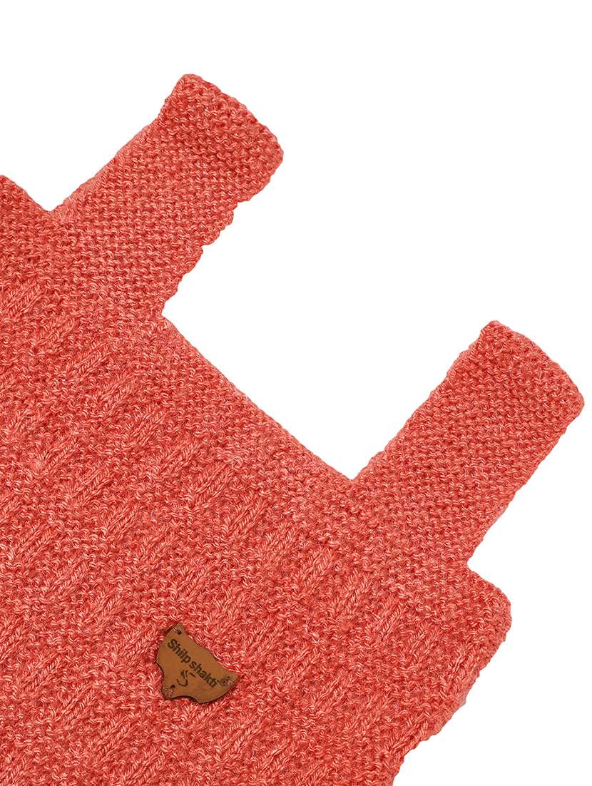 girls self design sleeveless sweater - 21647223 -  Standard Image - 3