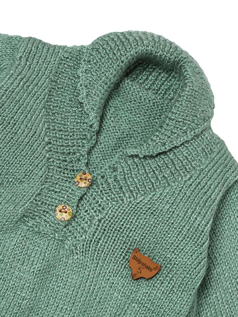 girls self design long sleeve sweater - 21647235 -  Standard Image - 3