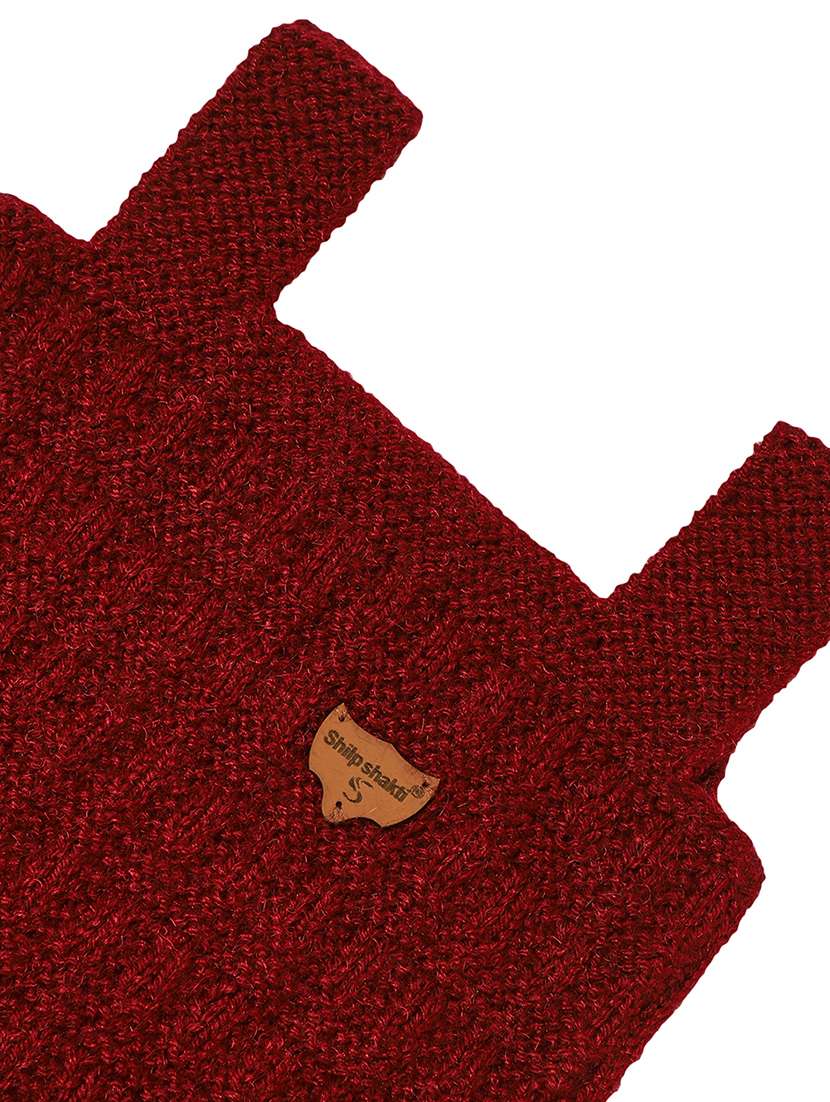 girls self design sleeveless sweater - 21647237 -  Standard Image - 3