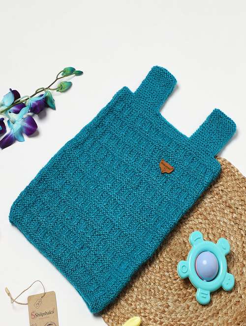 girls self design sleeveless sweater - 21647238 -  Standard Image - 0