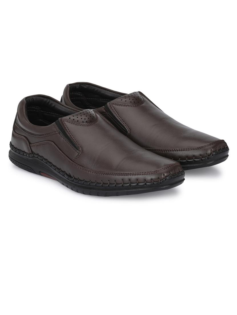men plain slip on formal shoes - 21647302 - Zoom Image - 0
