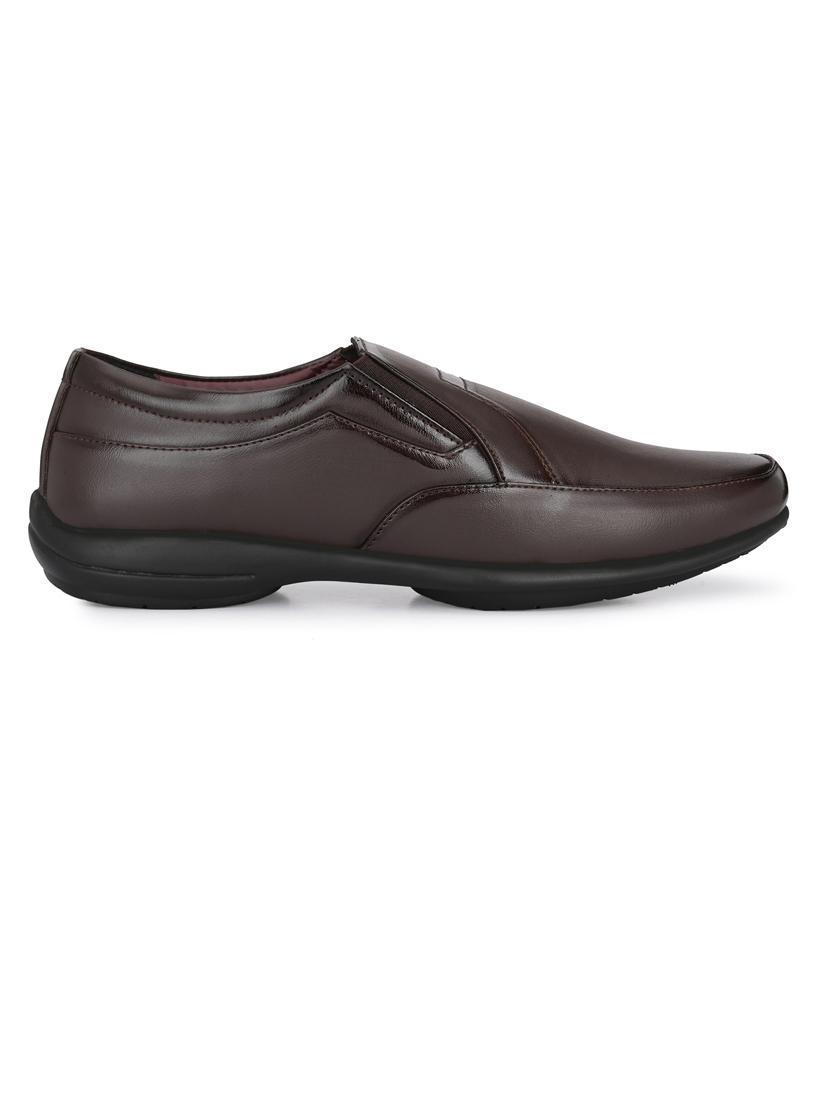 men plain slip on formal shoes - 21647303 - Standard Image - 3