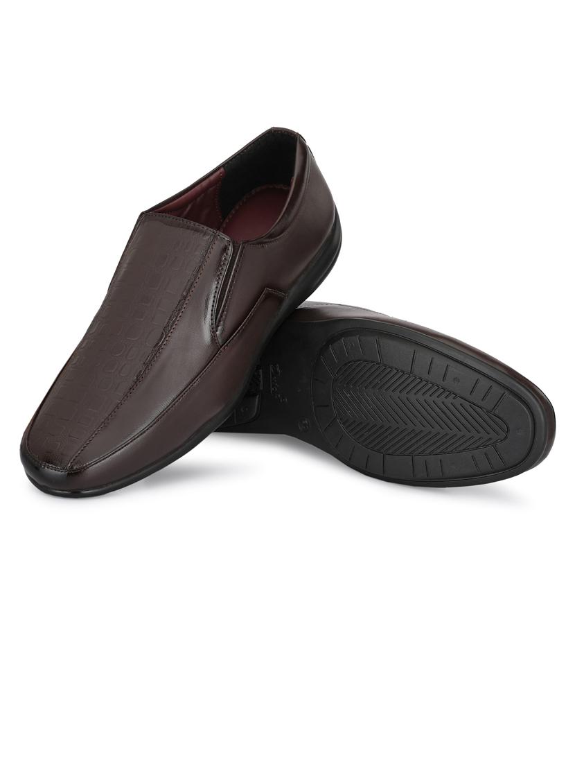 men plain slip on formal shoes - 21647304 - Standard Image - 3