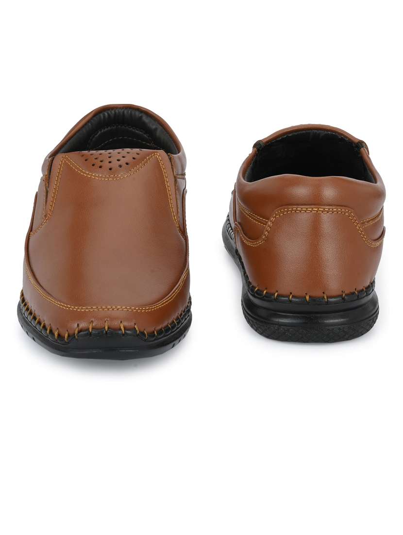 men plain slip on formal shoes - 21647305 - Standard Image - 5