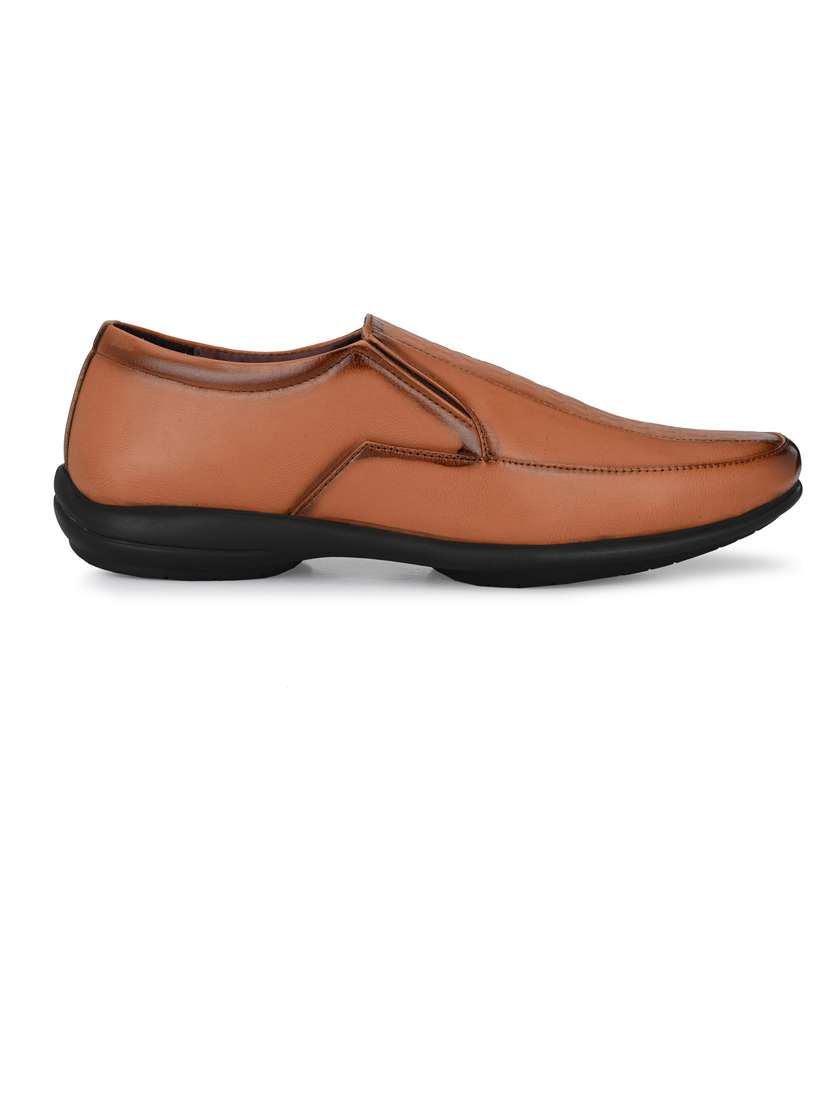 men plain slip on formal shoes - 21647307 -  Standard Image - 3