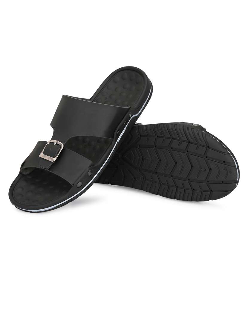 men plain slip on sandals - 21647321 -  Standard Image - 3
