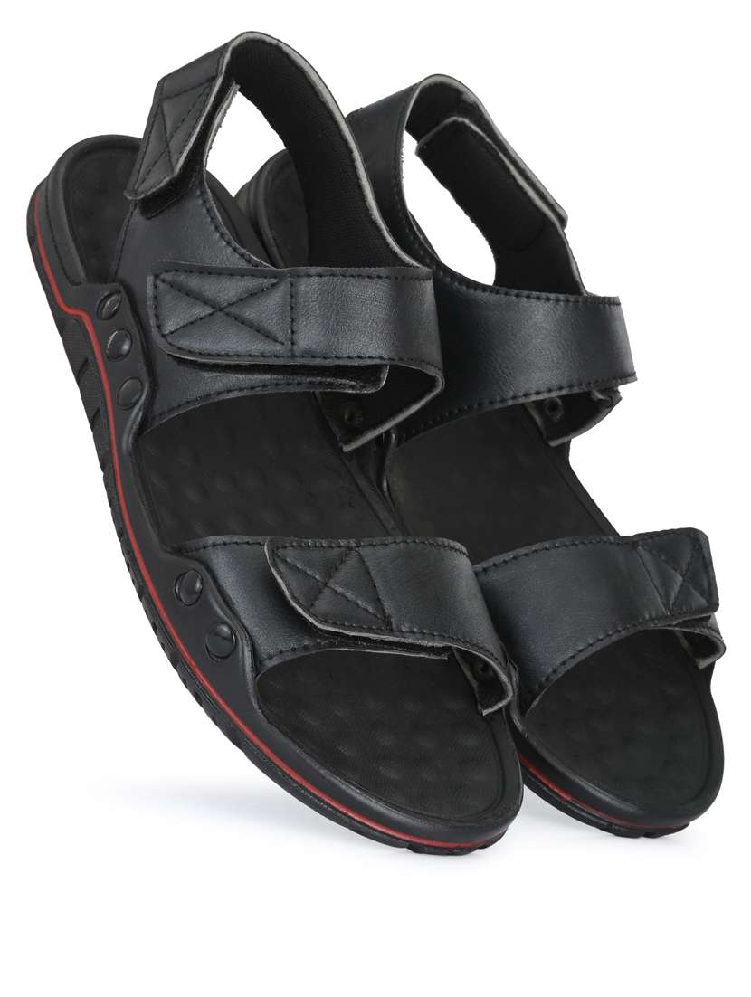 men plain back strap sandals - 21647325 -  Standard Image - 3