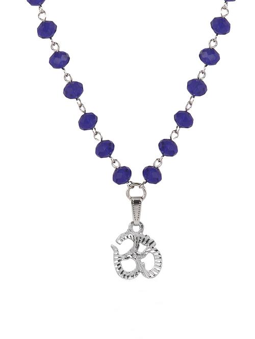 men sacred om pendant with chain - 21647407 -  Standard Image - 0