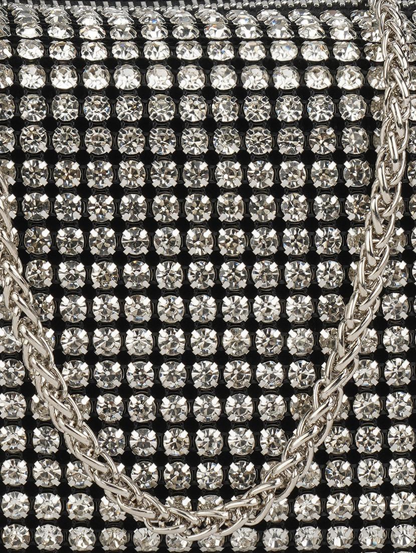 women embellished party handheld bag with detachable strap - 21648251 - Standard Image - 3