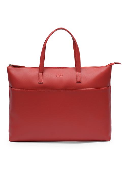 women solid leatherette handbag - 21648268 - Standard Image - 0