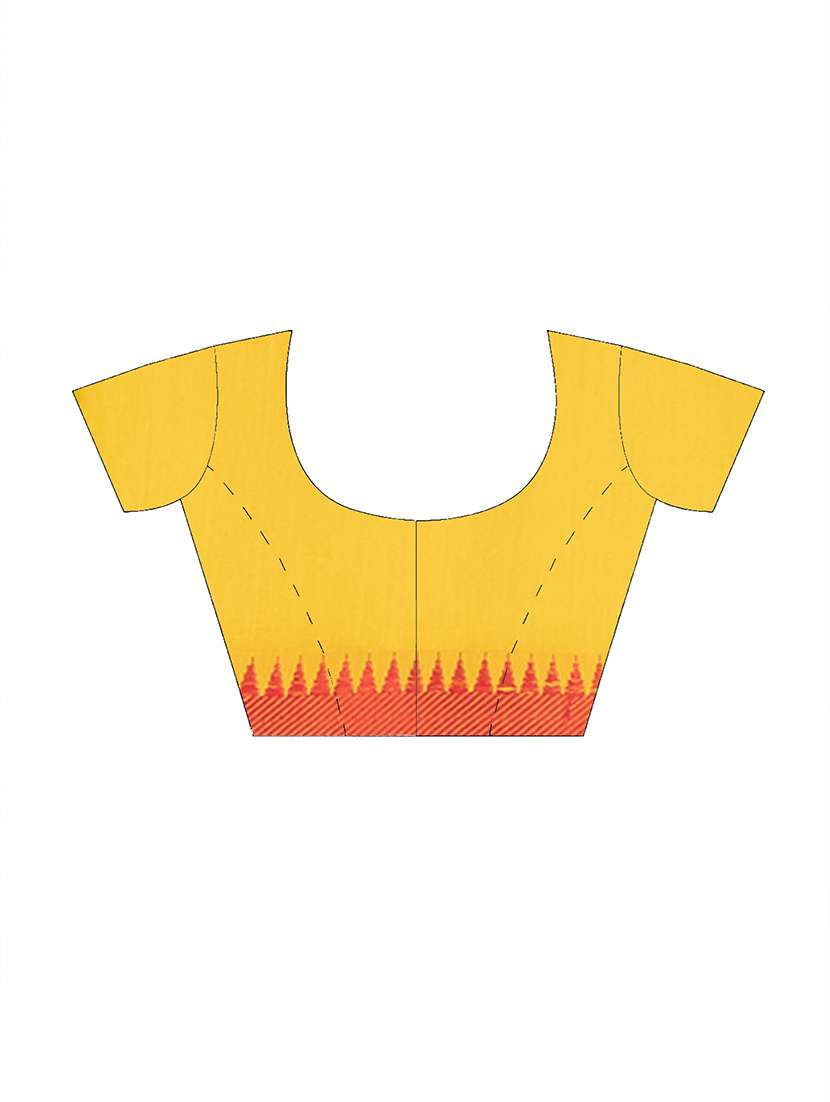 women self design handloom saree with blouse - 21648361 -  Standard Image - 3