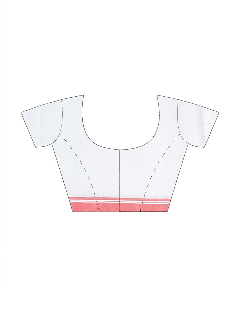women self design handloom saree with blouse - 21648370 - Standard Image - 3