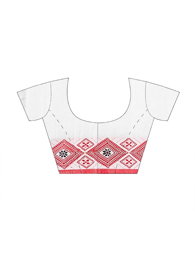 women self design handloom saree with blouse - 21648381 - Standard Image - 3