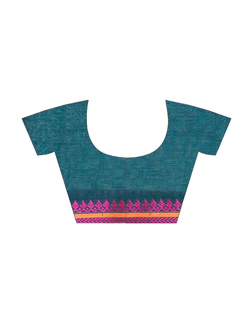 women self design handloom saree with blouse - 21648389 -  Standard Image - 3