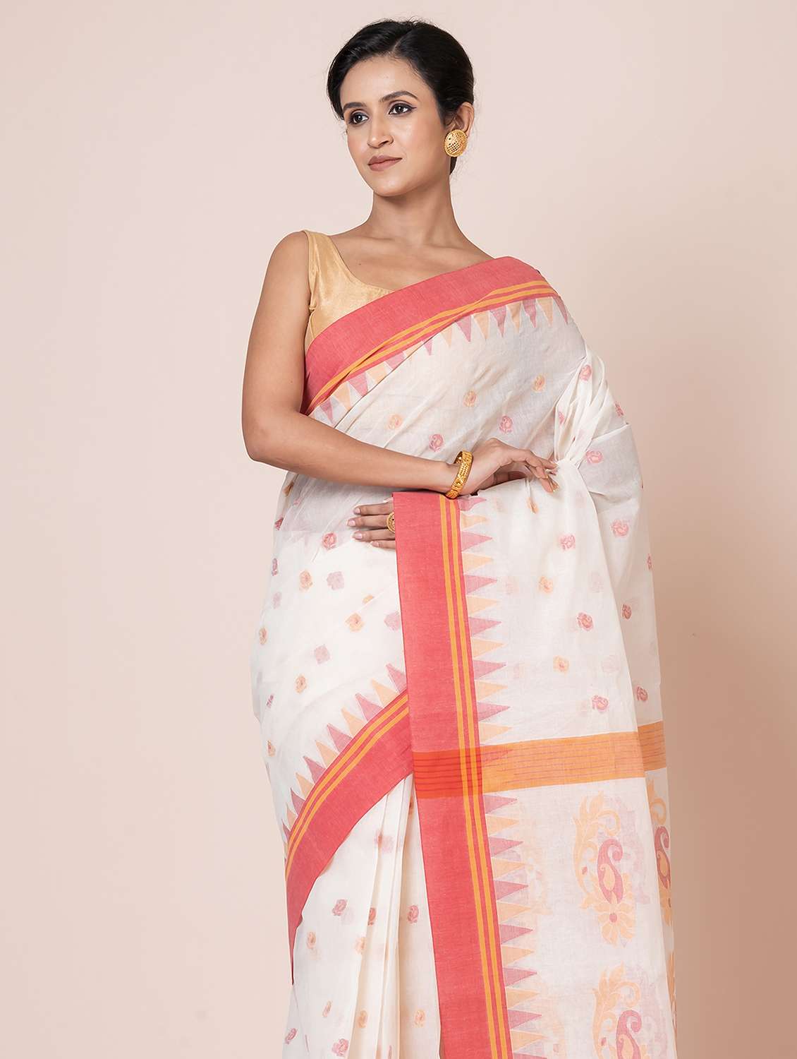 women self design handloom saree - 21648400 - Standard Image - 3