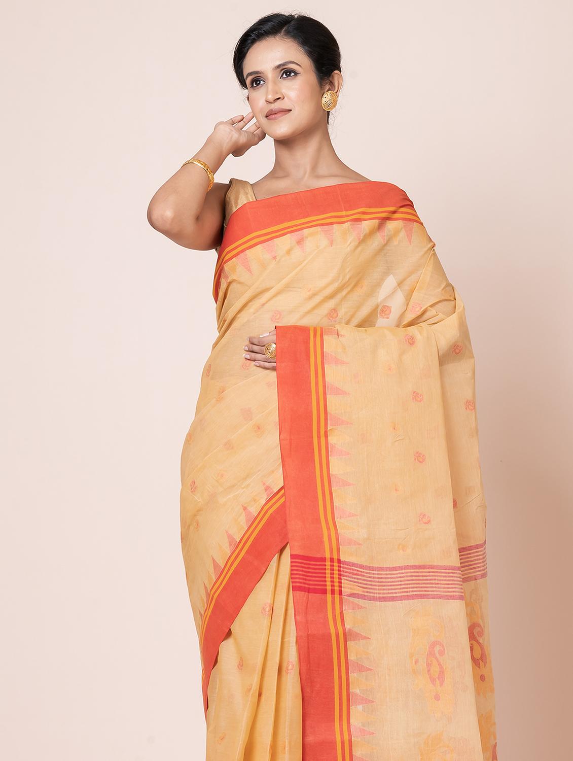 women self design handloom saree - 21648404 - Standard Image - 3