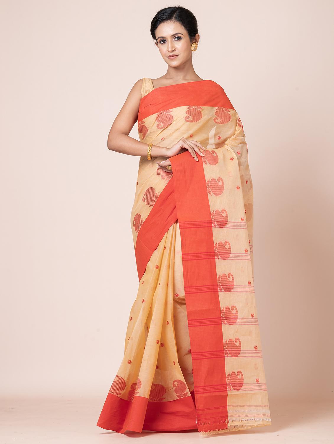 women self design handloom saree - 21648408 - Zoom Image - 0
