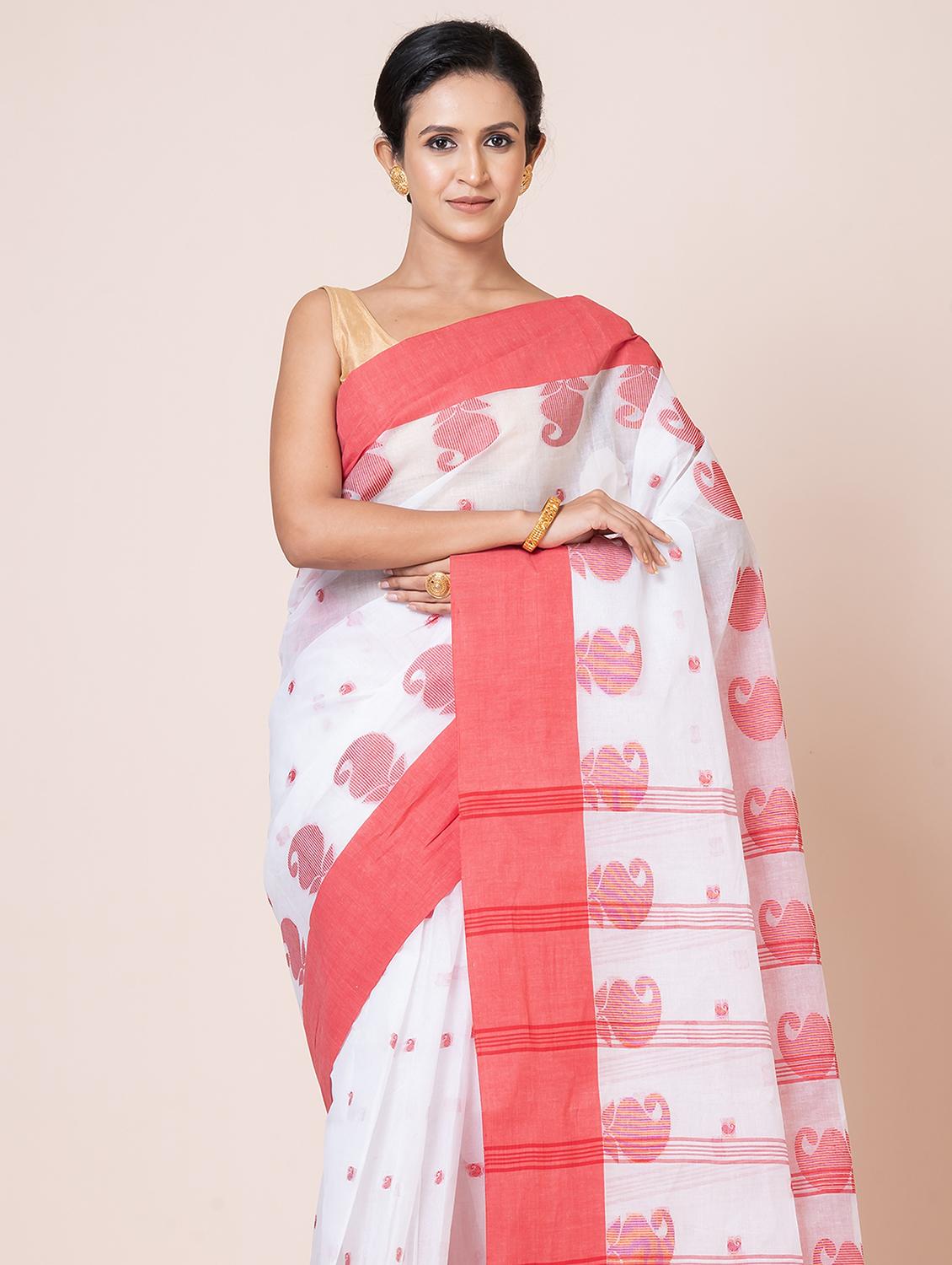 women self design handloom saree - 21648409 - Standard Image - 3