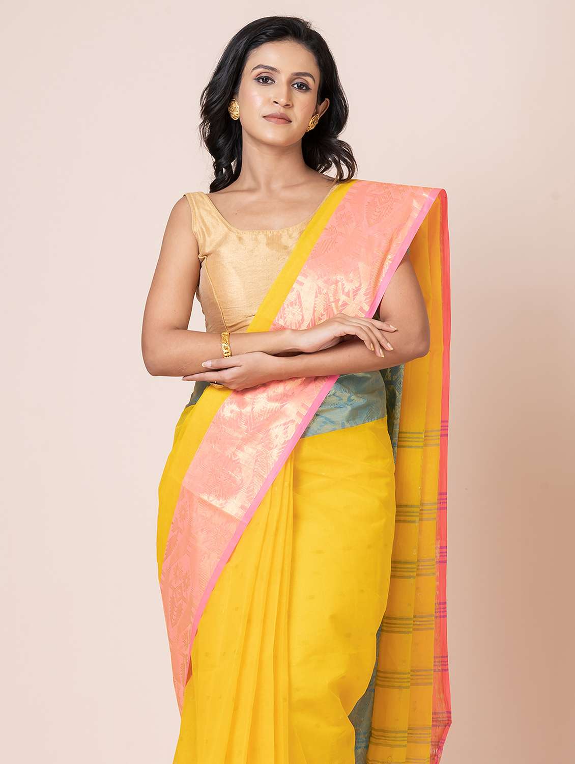 women self design handloom saree - 21648416 -  Standard Image - 3