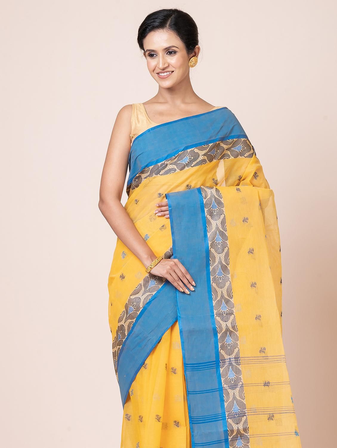 women self design handloom saree - 21648423 - Standard Image - 3