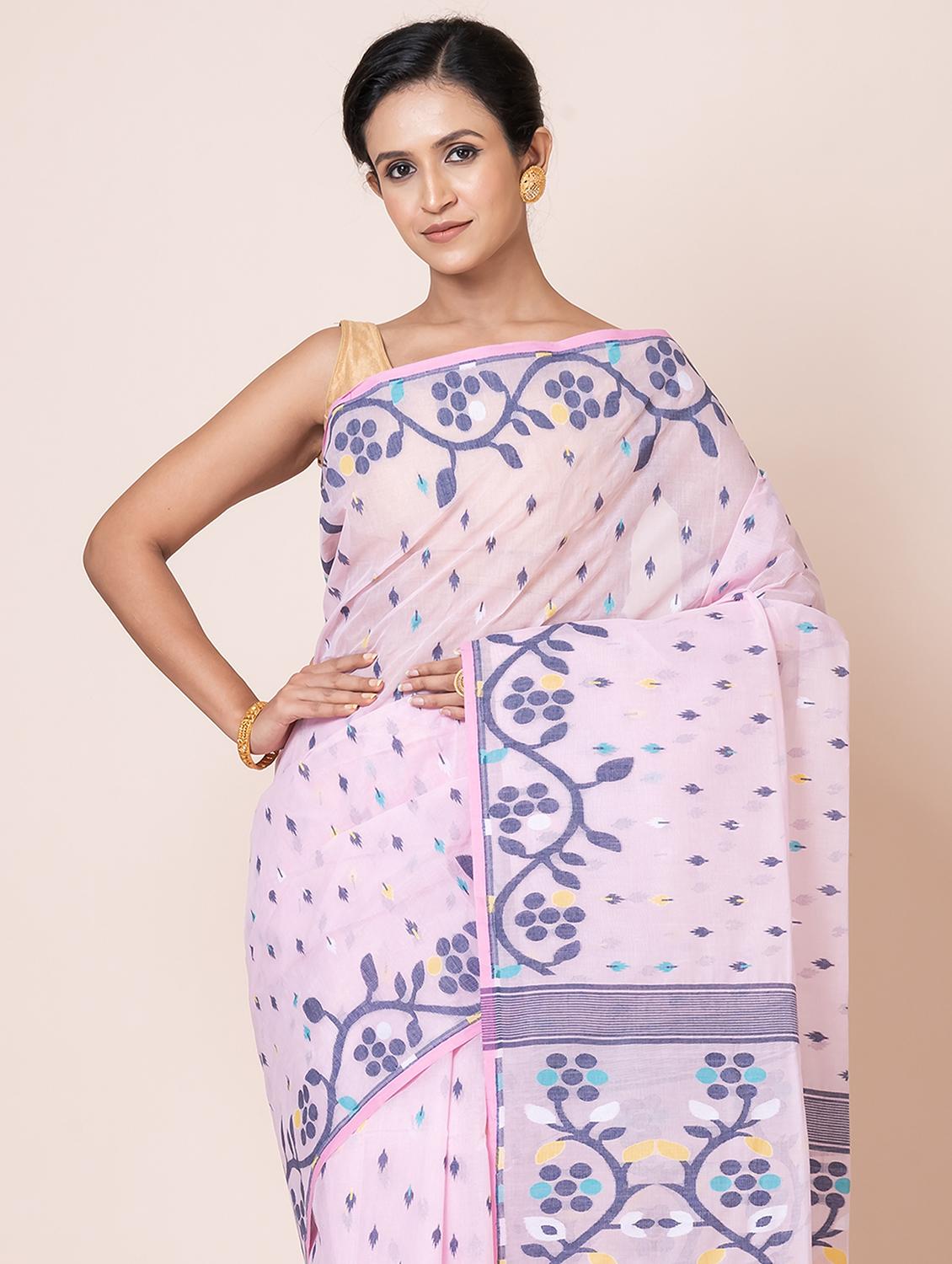 women self design handloom saree - 21648449 - Standard Image - 3