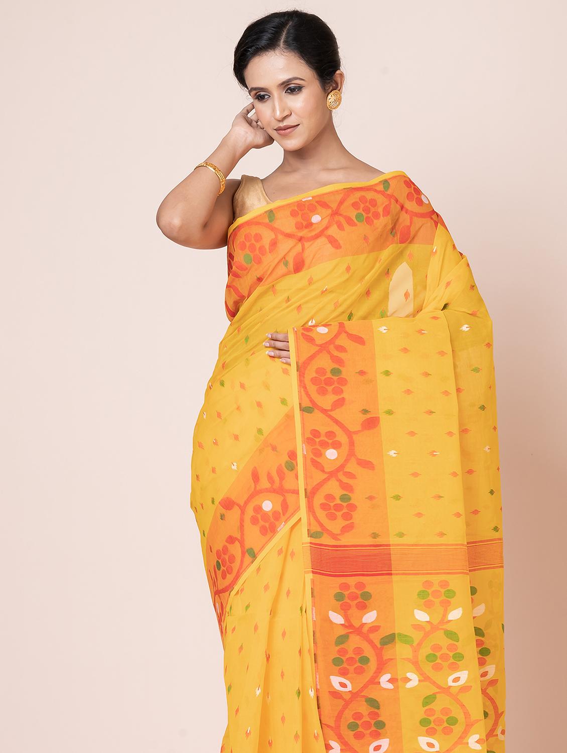 women self design handloom saree - 21648454 - Standard Image - 3