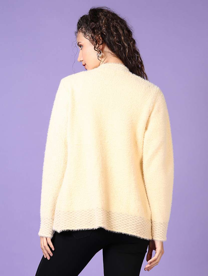 women self designed long sleeve cardigan - 21648471 -  Standard Image - 3