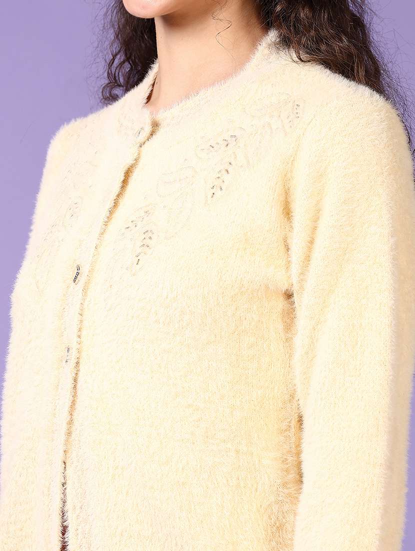 women self designed long sleeve cardigan - 21648471 -  Standard Image - 5