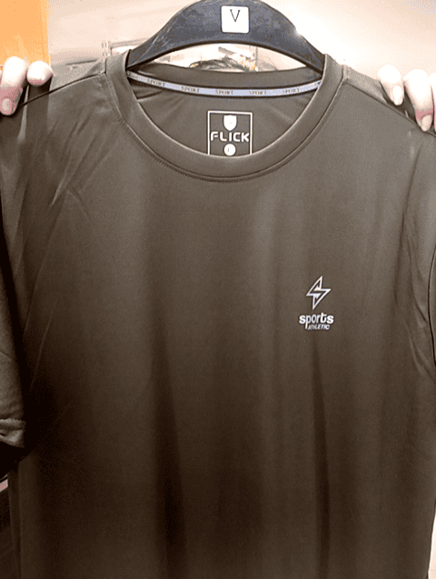 olive polyester tshirt - 21648506 - Standard Image - 0