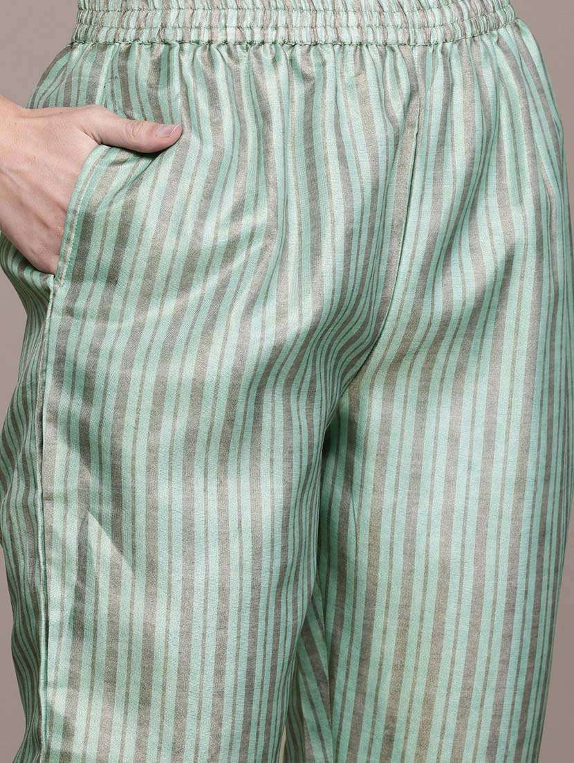 women three quarter sleeve kurta pant with dupatta set - 21648641 -  Standard Image - 5