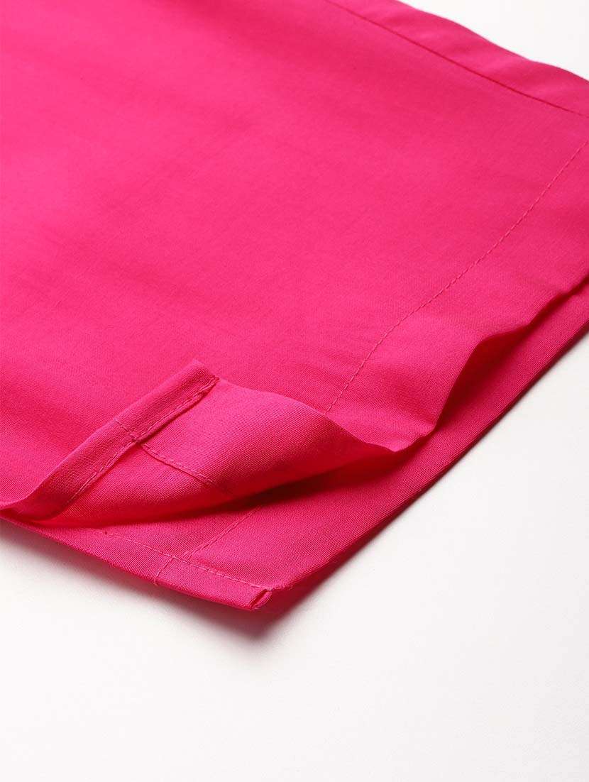 women solid lace work v neck kurta pant set - 21648661 -  Standard Image - 5