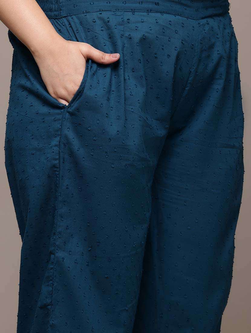 women three quarter sleeve kurta pant with dupatta set - 21648672 -  Standard Image - 5