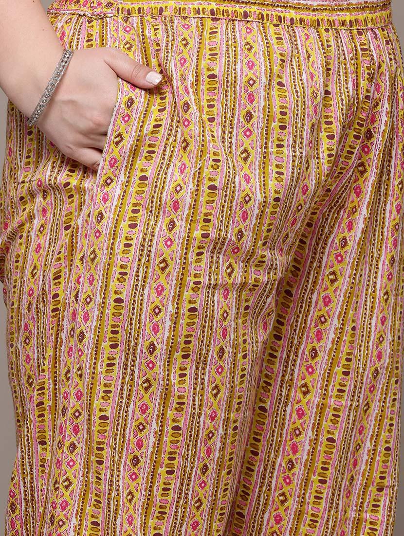 women three quarter sleeve kurta pant with dupatta set - 21648680 - Standard Image - 5