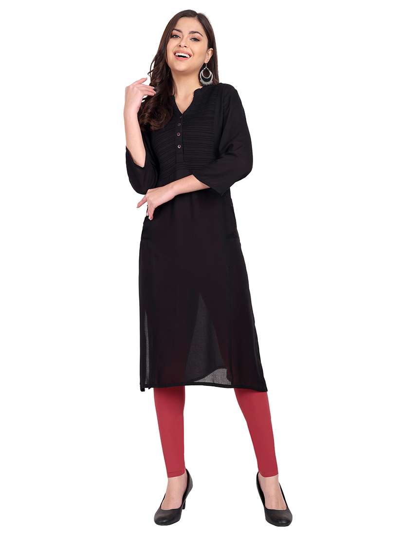 women plain mid rise ankle length leggings - 21648855 -  Standard Image - 3