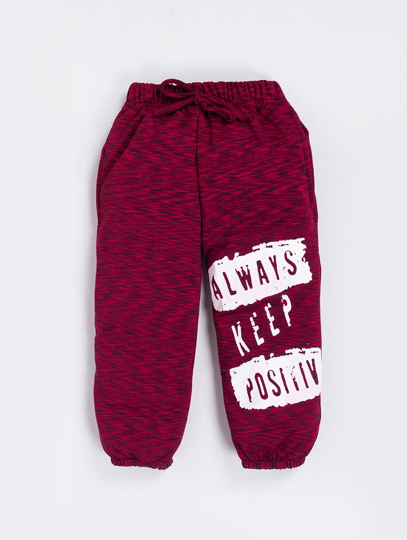 kids mid rise placement print jogger - 21649326 -  Zoom Image - 0
