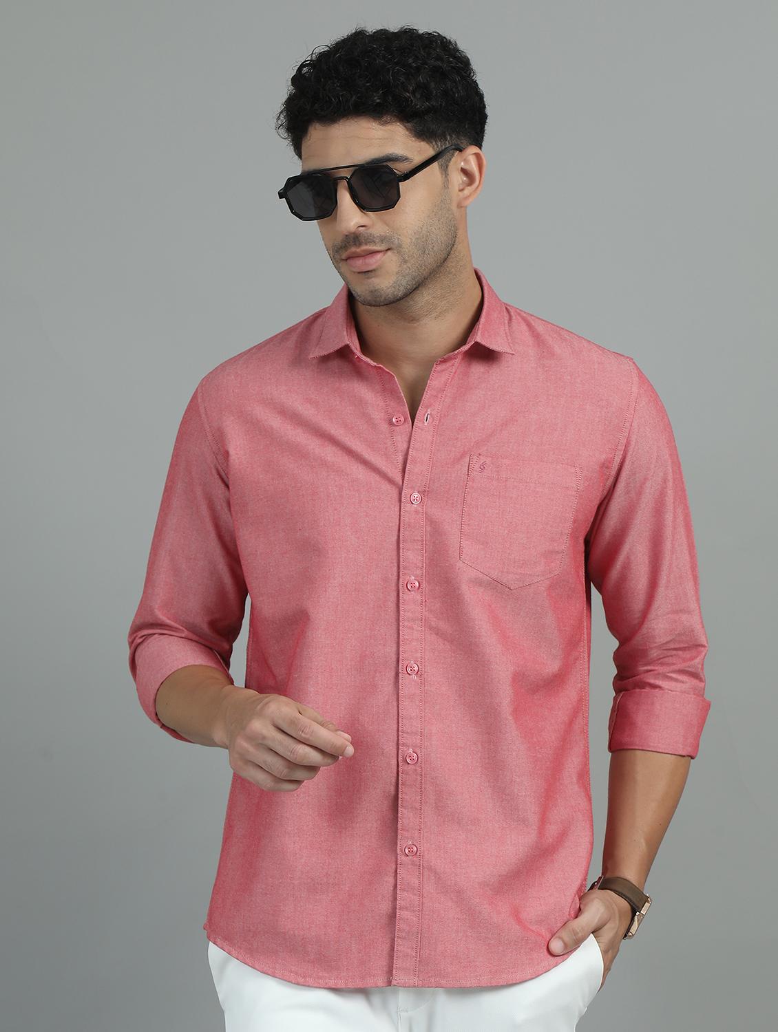 men long sleeves solid casual shirt - 21649353 - Zoom Image - 0