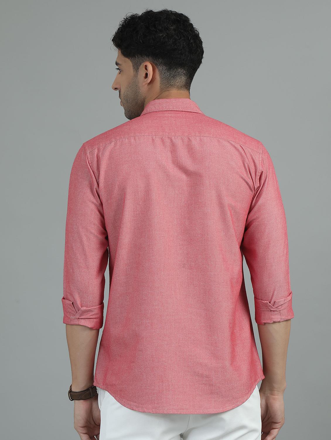 men long sleeves solid casual shirt - 21649353 - Standard Image - 3