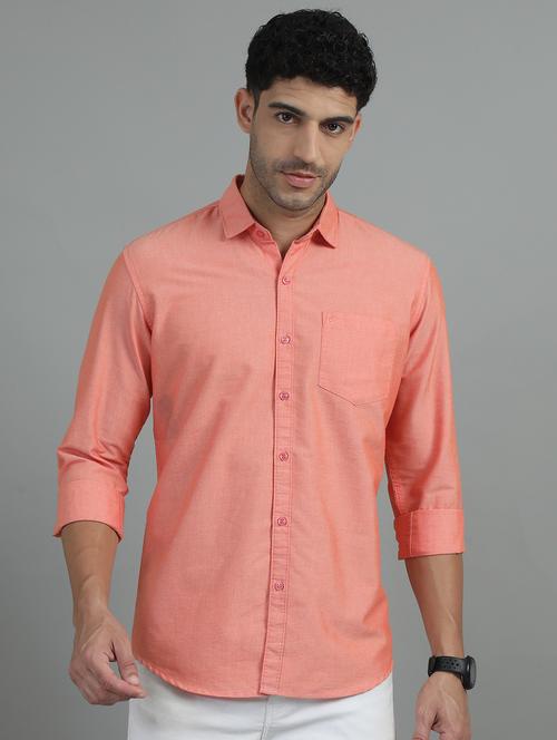 men long sleeves solid casual shirt - 21649360 - Standard Image - 0