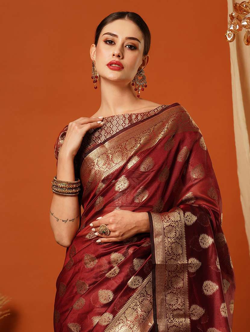 women self design banarasi saree - 21649466 -  Standard Image - 3