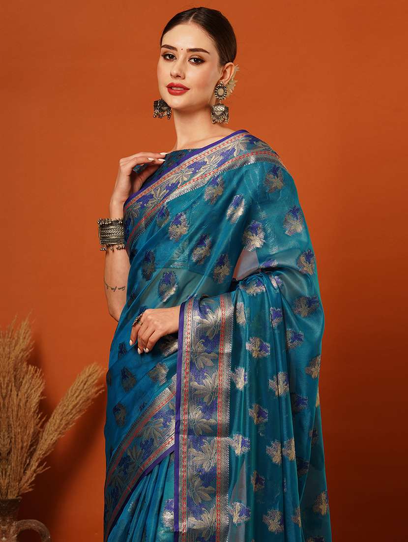 women self design banarasi saree - 21649481 -  Standard Image - 3