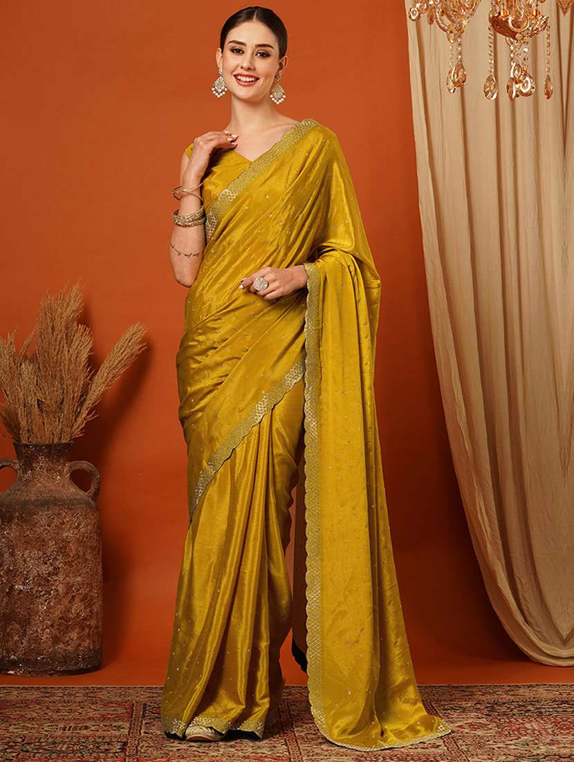 women emblellished bordered saree - 21649497 - Zoom Image - 0