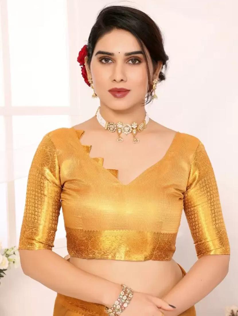 women solid bordered saree - 21649501 - Standard Image - 5