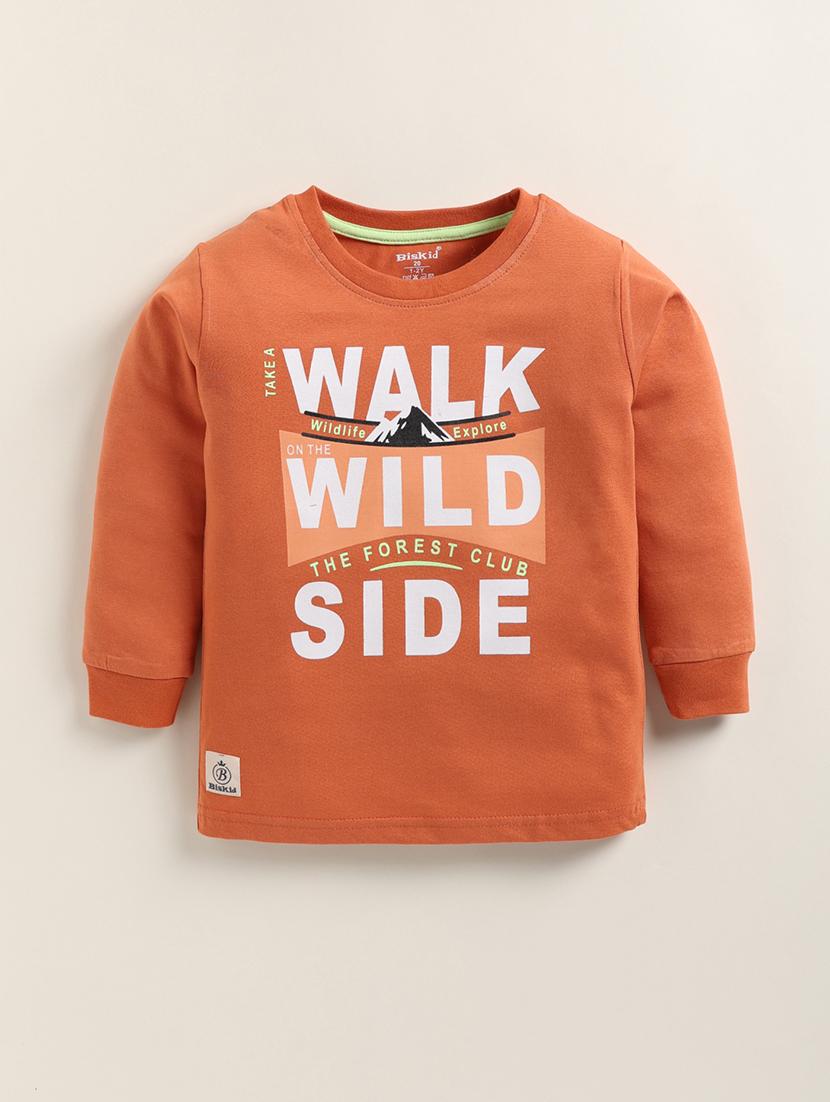 kids long sleeves printed sweatshirt