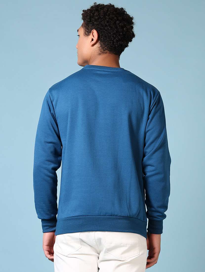 men front print long sleeve sweatshirt - 21649750 -  Standard Image - 3