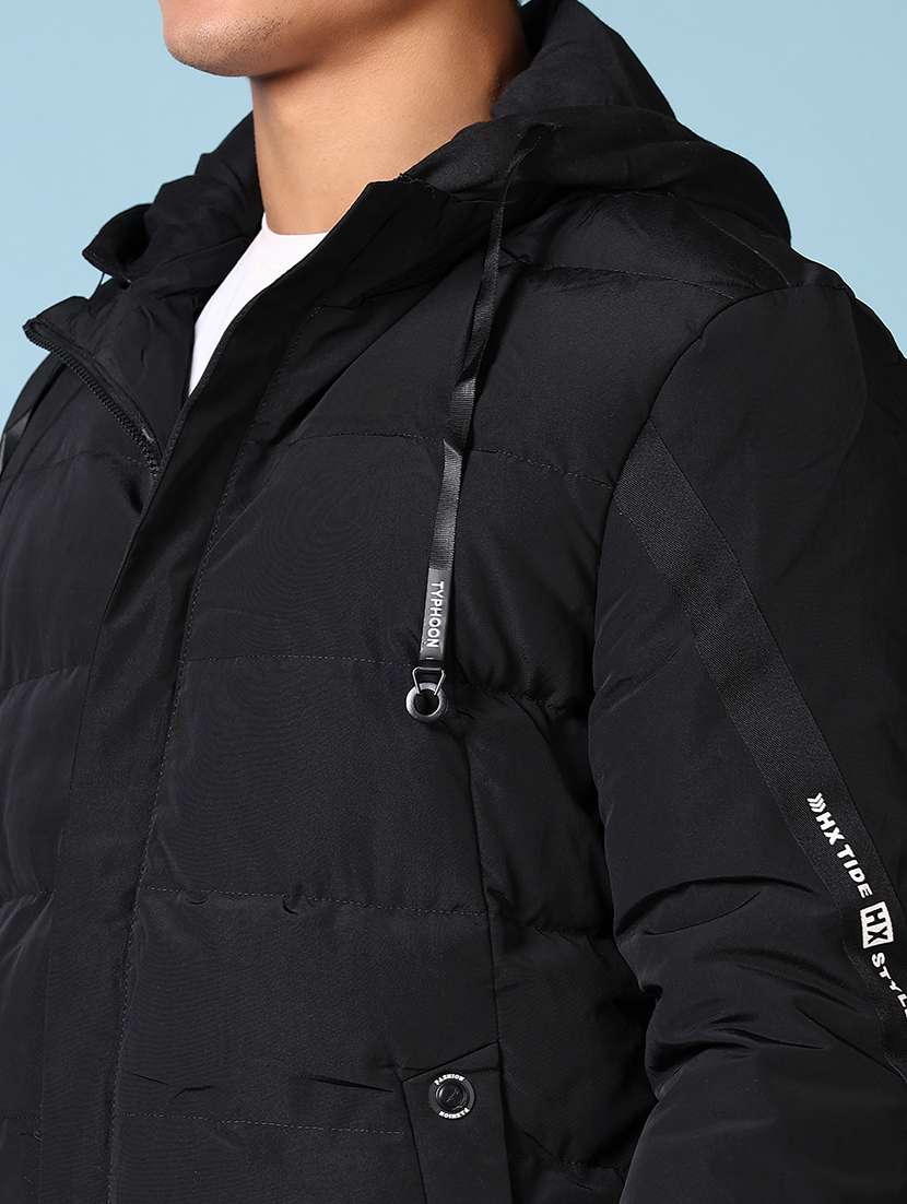 men solid long sleeve quilted jacket - 21649824 -  Standard Image - 5